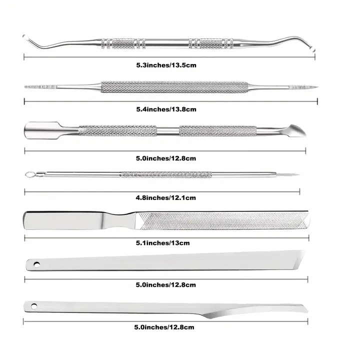 Ensemble d'outils de pédicure 7 pièces