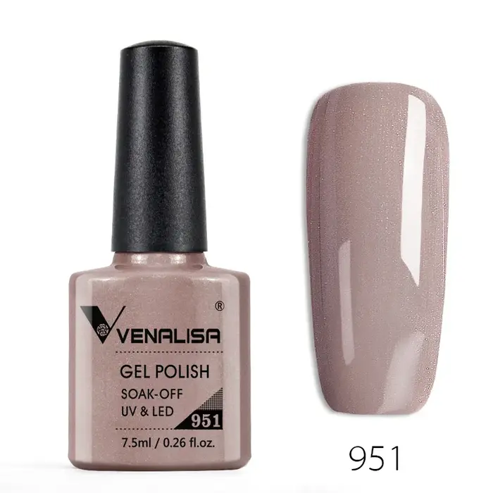 Venalisa vernis à ongles Gel couverture complète Beatuiful couleur paillettes
