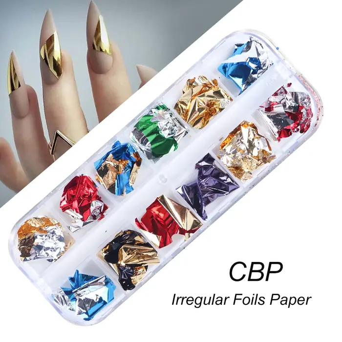 Feuilles d'or holographiques à 12 grilles