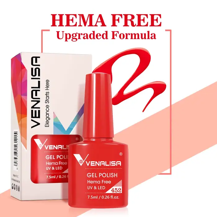 Venalisa 7.5ml vernis à ongles Gel 60 couleurs Hema TPO gratuit gelée blanche laiteuse tremper UV LED