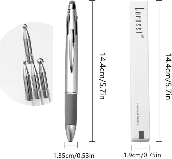 YIKOOLIN Stylo à points 5-en-1 pour nail art