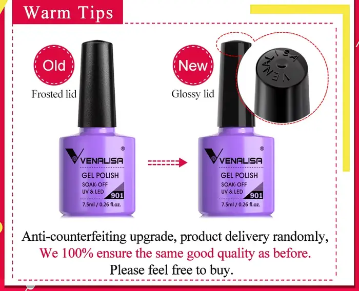 # 61508 Venalisa Gel ongles 7.5 ml couche de finition