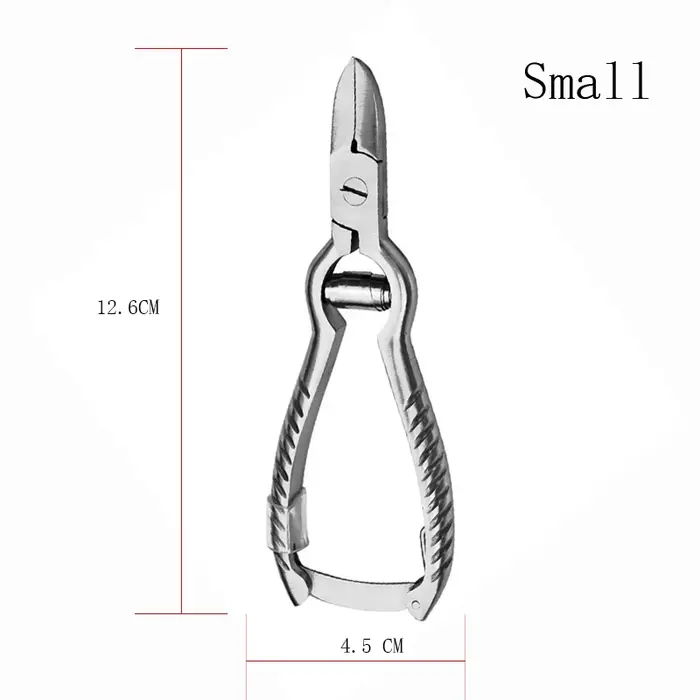 Pince à cuticules professionnelle pour manucure et pédicure, coupe-ongles, ciseaux à peaux mortes, o