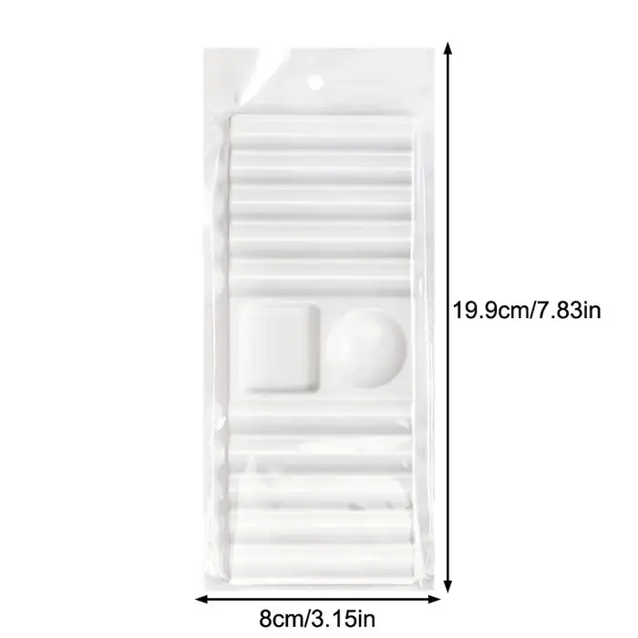 Palette de mélange et support pour nail art à double fonction, compact et léger, pour les artistes nomades et les débutants en design d'ongles
