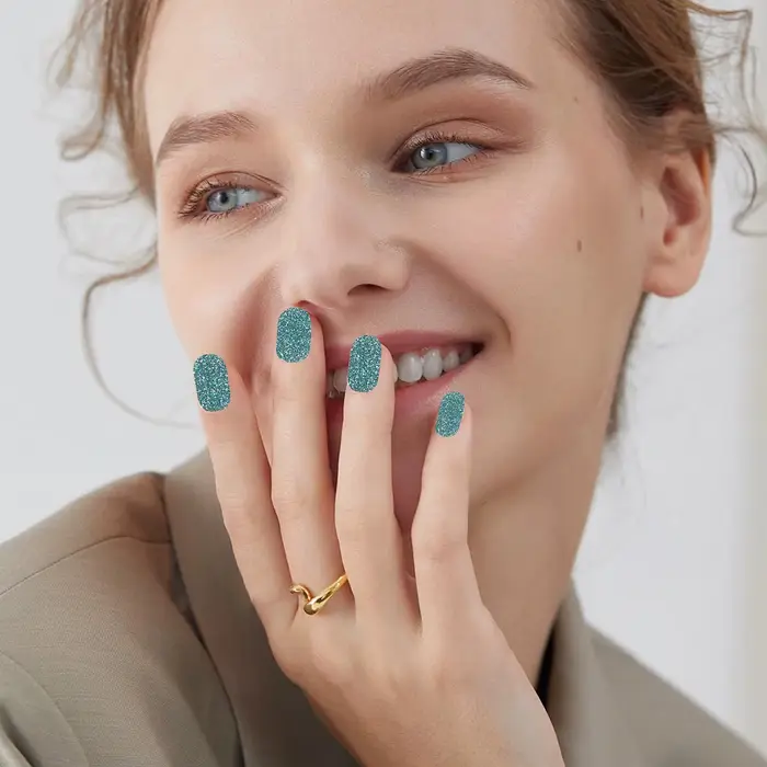 16 pièces/ensemble – Bandes d'ongles semi-durcies en gel à peler et coller