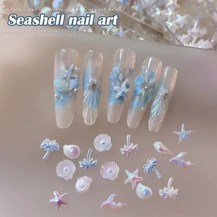 Breloques pour ongles en résine