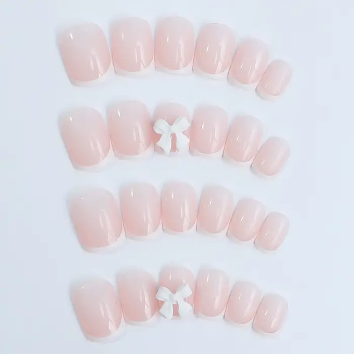 Faux ongles à couverture complète pour fille