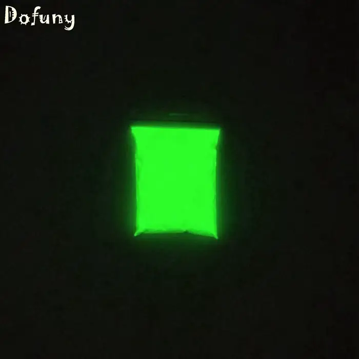 Poudre de lueur jaune-vert