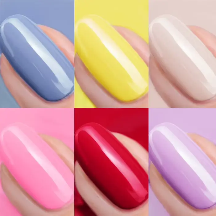 3 en 1 VENALISA une étape vernis à ongles couverture complète magnifique couleur tremper UV LED