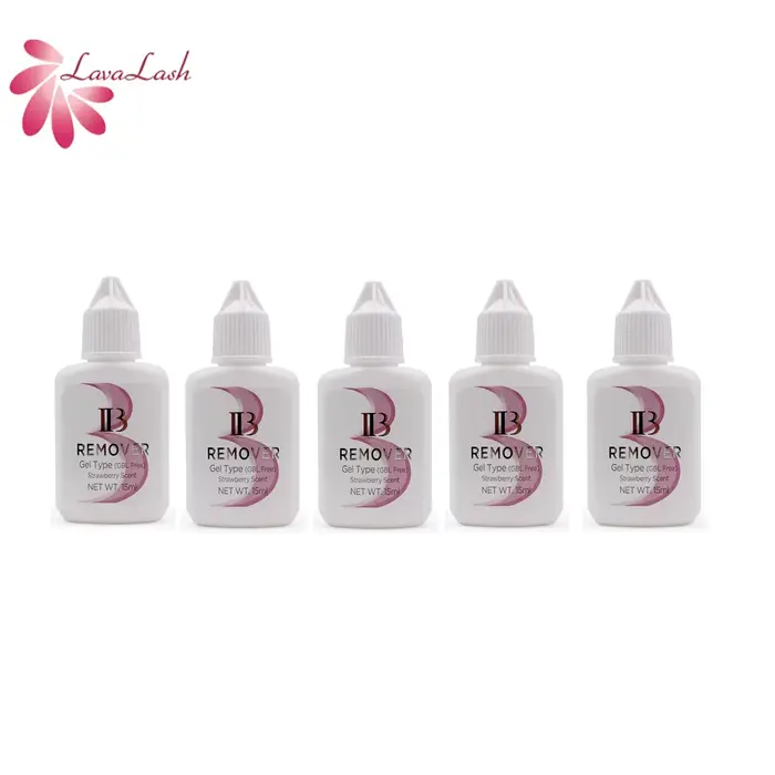 I Beauty – dissolvant de Gel transparent IB, 5 bouteilles, sans GBL, pour Extensions de cils, colle
