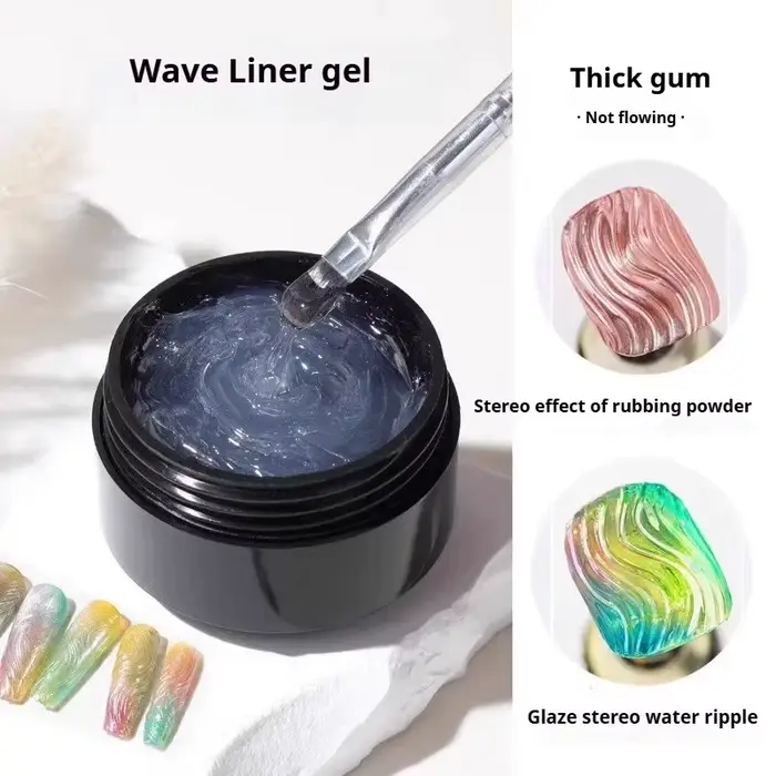 Vernis à ongles Gel ondulé Semi-Permanent