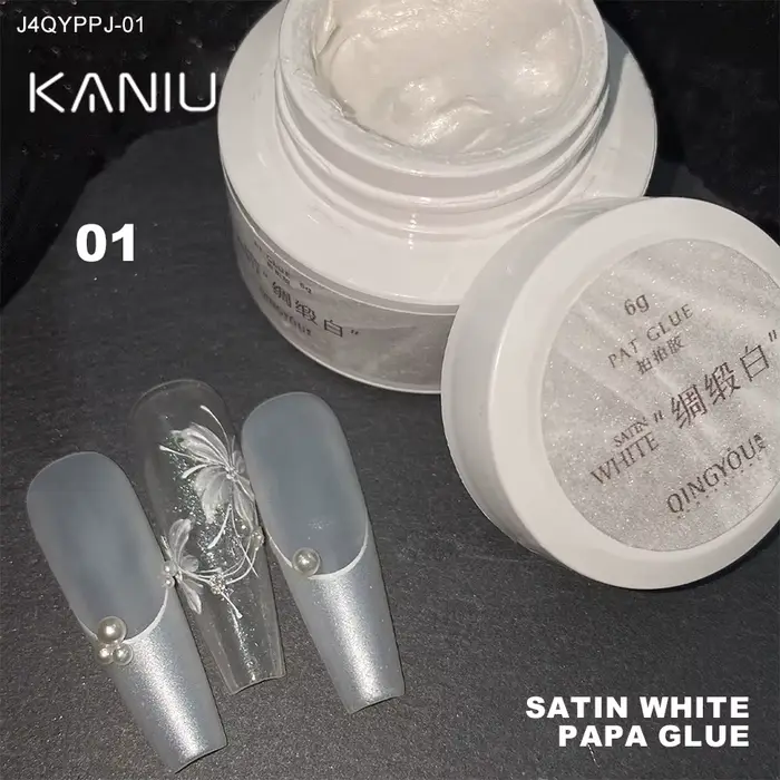 Vernis à ongles Gel UV à paillettes, 5ml, peinture blanche, vernis Semi-Permanent, dessin de fleurs,