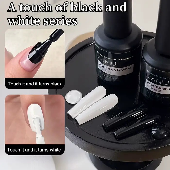 KANIU 15ml vernis à ongles Gel une touche haute pigmentation lisse nivellement sans plis manucure française tremper UV