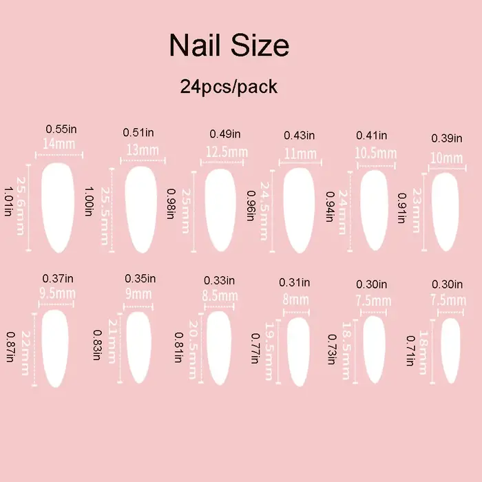 Ensemble de faux ongles à pression