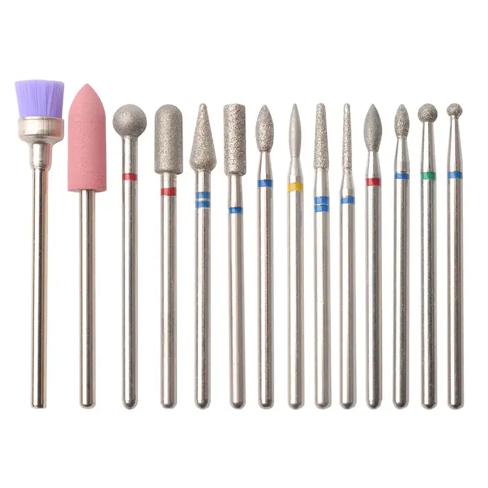 Lot de 14 embouts pour ponceuse à ongles