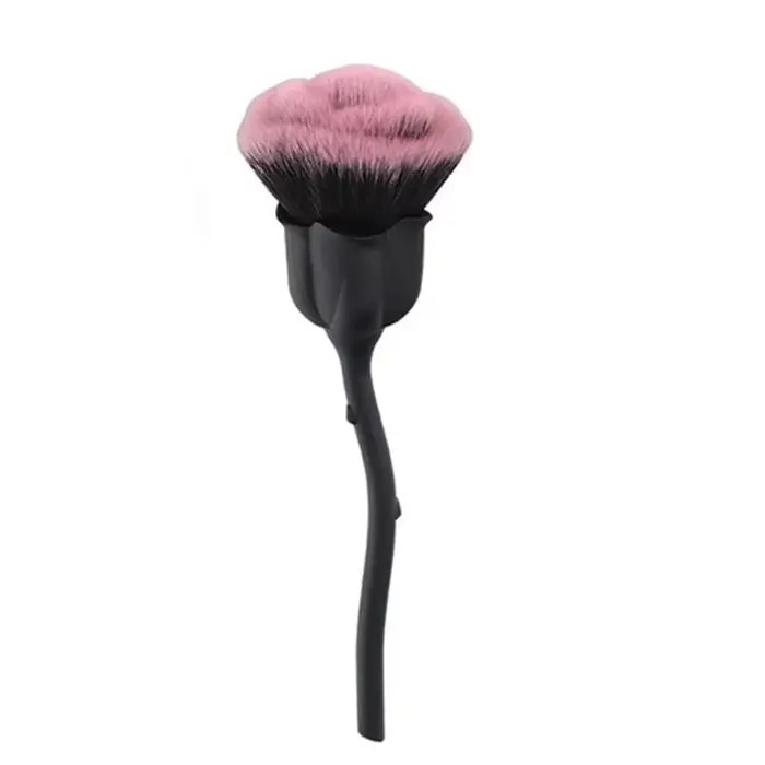 Brosse pour Nail Art, fleur Rose, pour enlever la poussière des ongles, acrylique, Gel UV, vernis, p