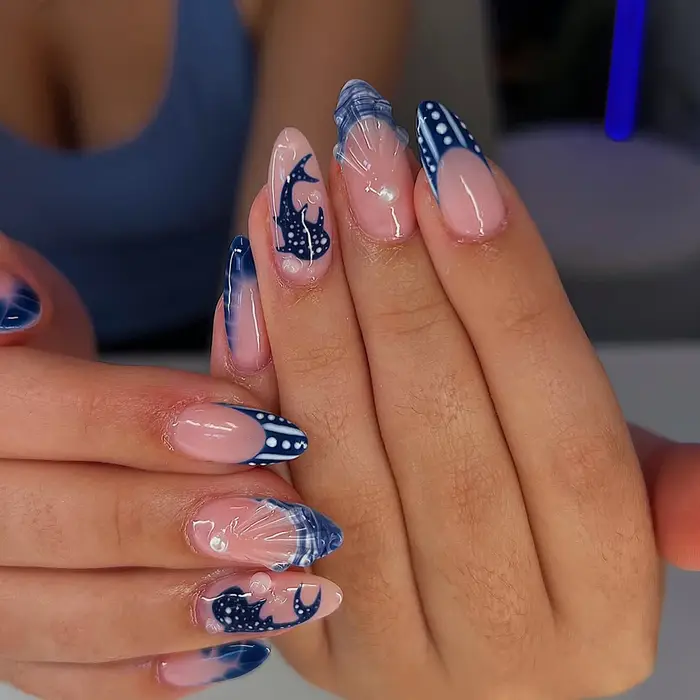 Transformez vos ongles avec, 24 pièces de fleurs blanches, ongles à pression en amande française, adaptés parfaitement et au design de longueur moyenne, faux na en acrylique