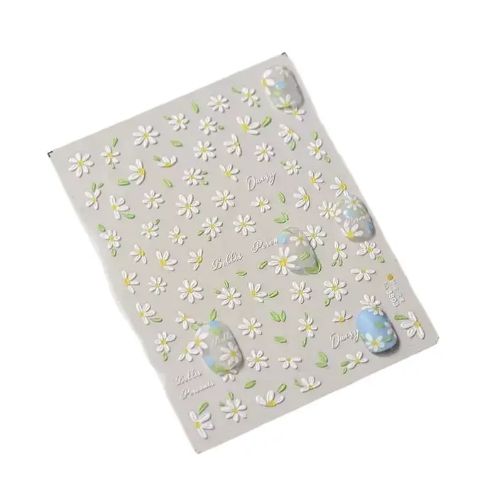 Autocollants 5D en relief pour ongles