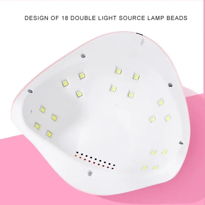 Lampe UV pour ongles, sèche-ongles à 18led