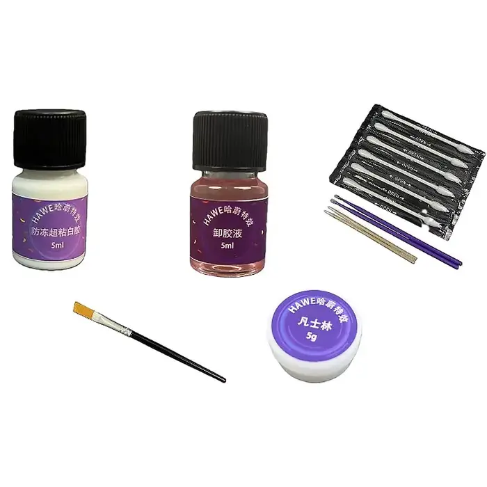 Colle et dissolvant Spirit Gum, 5 ml, colle cosmétique professionnelle pour le visage, la peau, le c