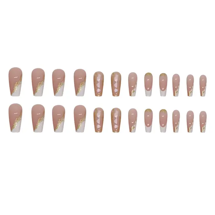 Faux ongles de ballet français à couverture complète