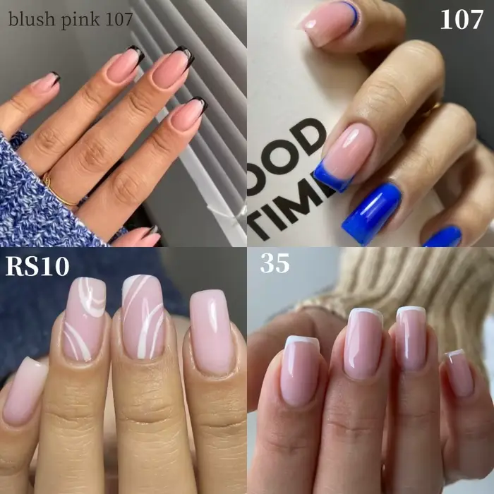 MSHARE Gel de Base en caoutchouc rose laiteux Camouflage couleur manteau tremper les ongles Gels ver