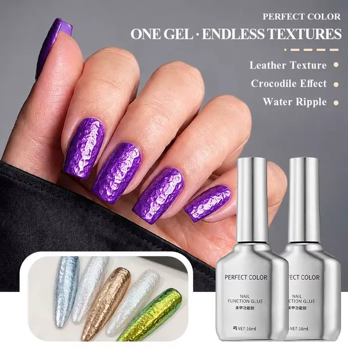 Vernis à ongles gel effet vague d'eau PERFECT COLOR