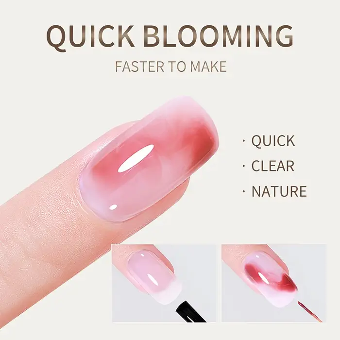 Vernis à ongles en gel transparent Blossom 10 ml