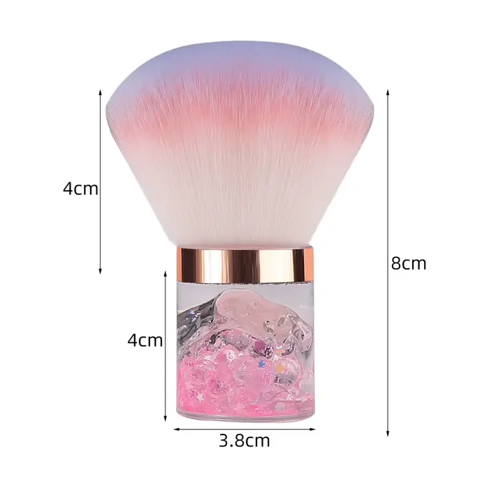 Brosse à tête de champignon et de Rose pour Nail Art