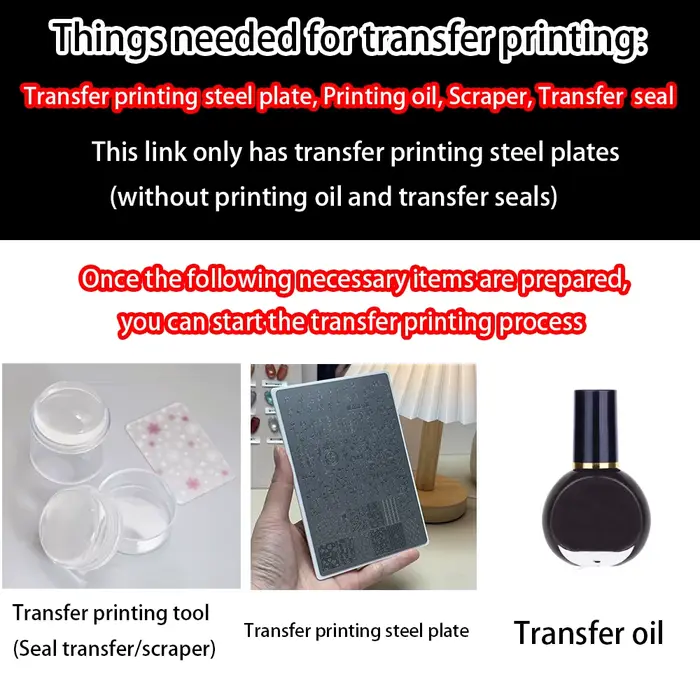 Plaques de stamping pour ongles style gothique