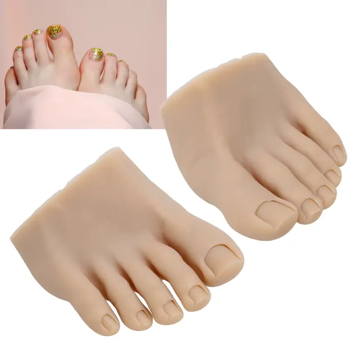 Modèle de pied d'art d'ongle
