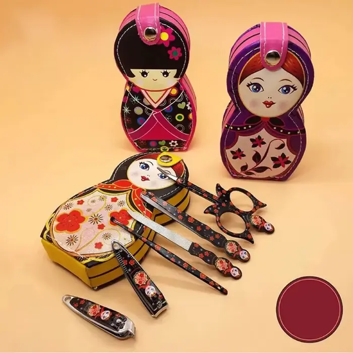 Kit de manucure et pédicure 6 pièces : Ciseaux à ongles