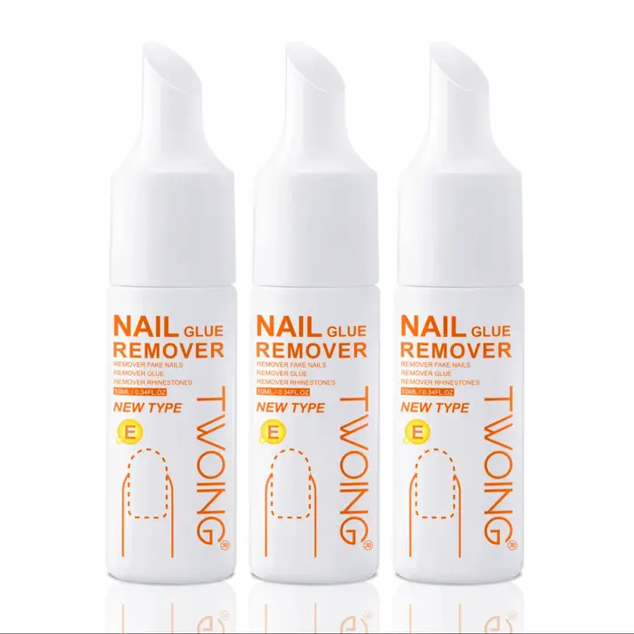 Lot de 3 flacons de dissolvant pour faux ongles – Élimine facilement les ongles en acrylique, les on