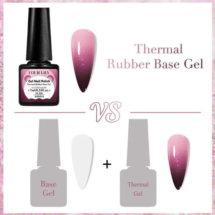 FOUR LILY – Gel de Base en caoutchouc thermique