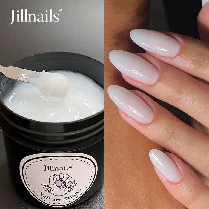 Jillnails 100g Gel de gelée naturelle constructeur ongles Extension clair ongles sculpter caoutchouc
