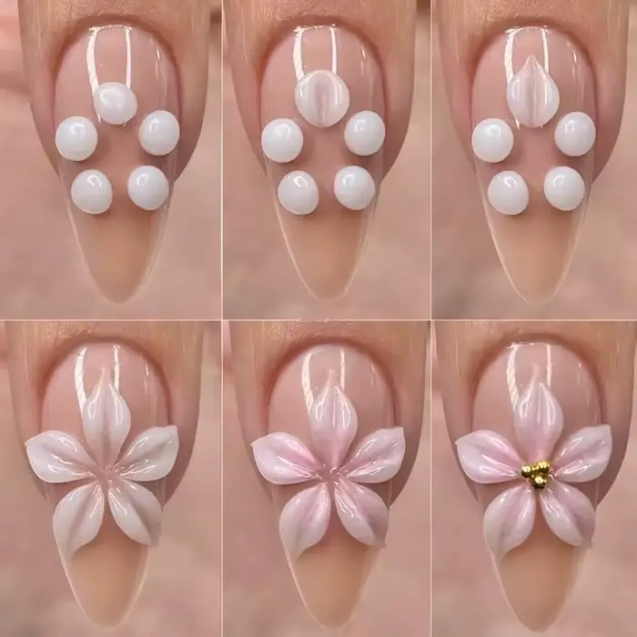 Gel de modelage 3D transparent pour nail art