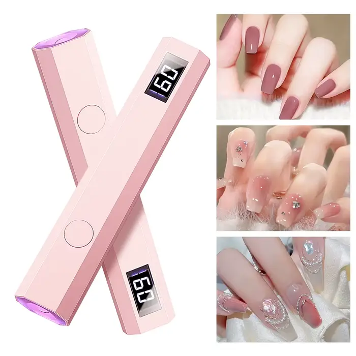 YIKOOLIN pratique lampe sèche-ongles à main UV/LED durcissement des ongles tout le vernis Gel outil d'art