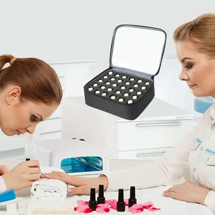30 bouteilles de sac de rangement de vernis à ongles