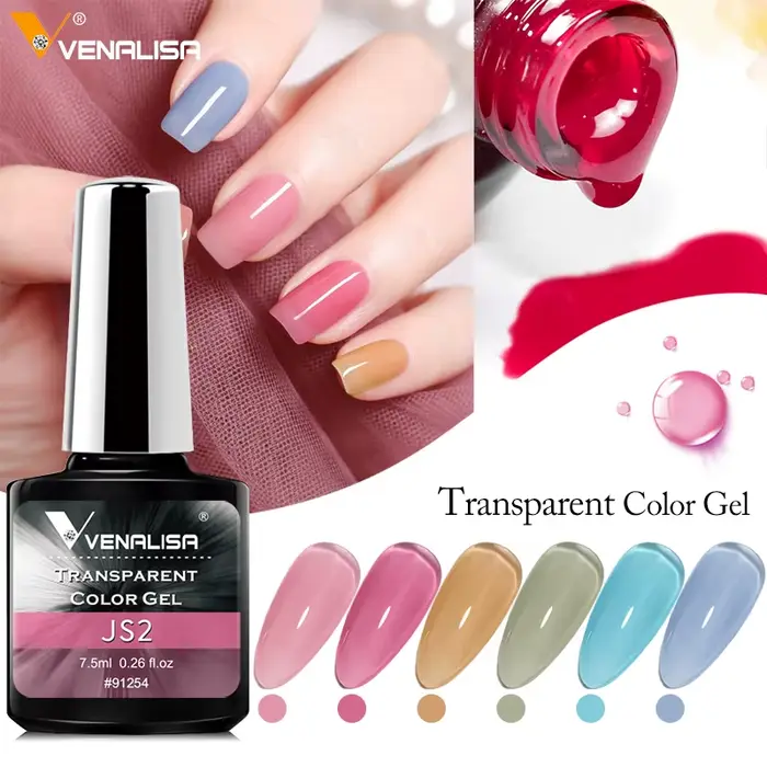 Venalisa vernis Gel de couleur transparente