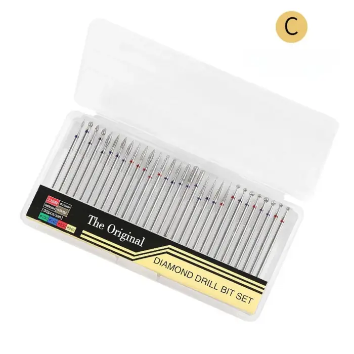 50 ensembles 30 pièces/ensemble jeu de forets pour Nail Art-embouts de travail de préparation de Style russe pour