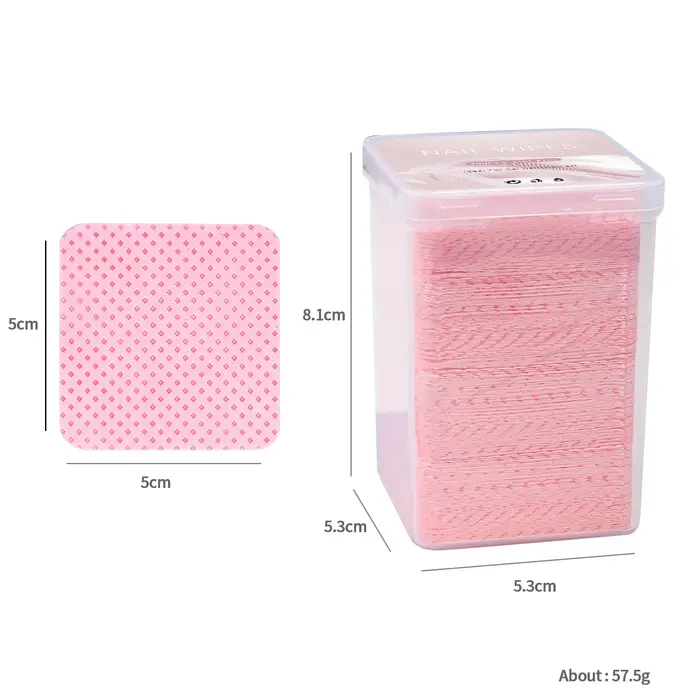 Dissolvant de vernis à ongles non pelucheux, lingettes en coton, dissolvant de pointes de Gel UV, ta