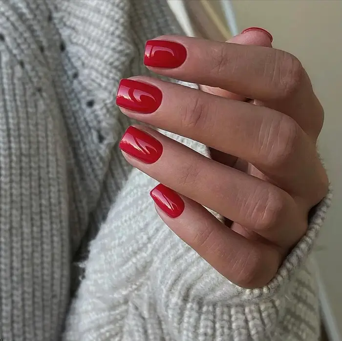120 pièces presse français rouge mi-long carré faux ongles couleur unie conception réutilisable acrylique