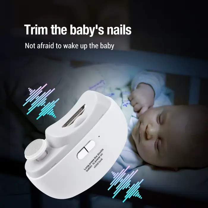 Coupe-ongles électrique avec lumière, automatique, pour adultes et bébés, ciseaux pour orteils, pédi