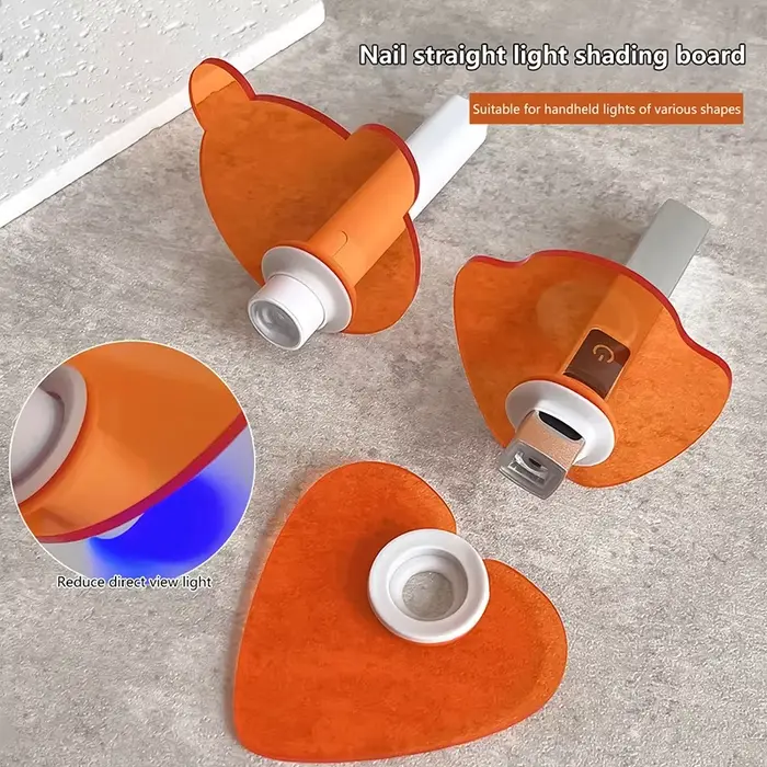 Appareils pour salon de beauté des ongles, déflecteur anti-lumière acrylique pour lampe UV à ongles de forme droite, lunettes de protection anti-lumière bleue