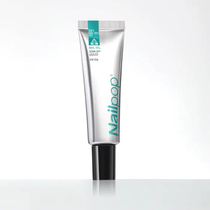 Nailpop – colle à ongles en Gel solide, pour presse sur les ongles, pointes d'ongles en Gel doux, 20