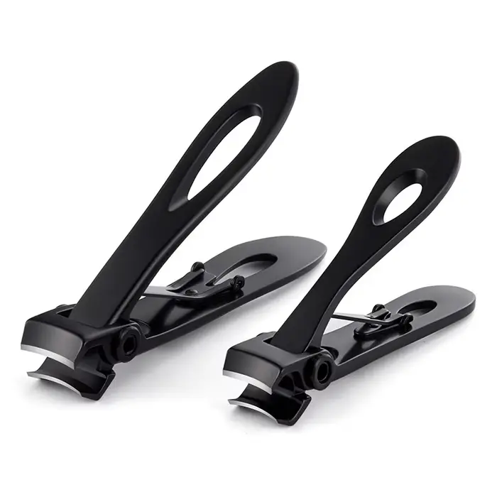 Coupe-ongles en acier inoxydable, ciseaux de manucure, épais et dur, outils de pédicure, 1 pièce