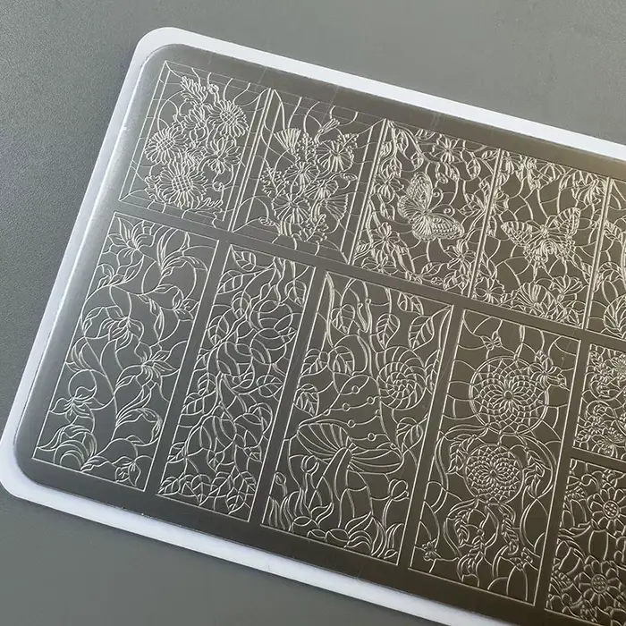 XMQ STAMPING NAIL PLATES Fleurs TEMPLATES TOOLS