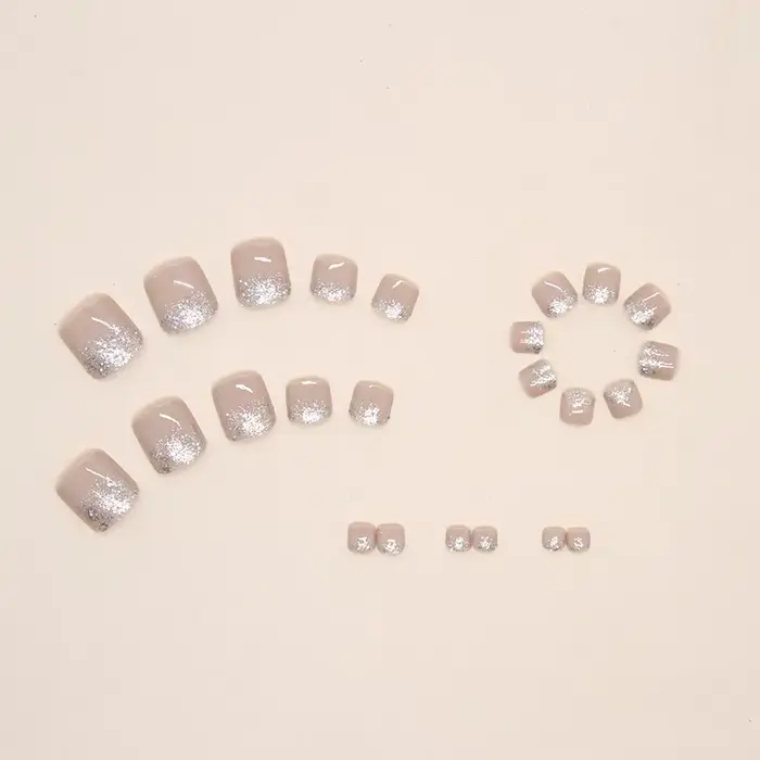 Autocollants pour ongles d'orteils