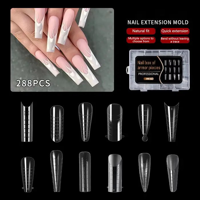 Embouts en acrylique pour gel UV
