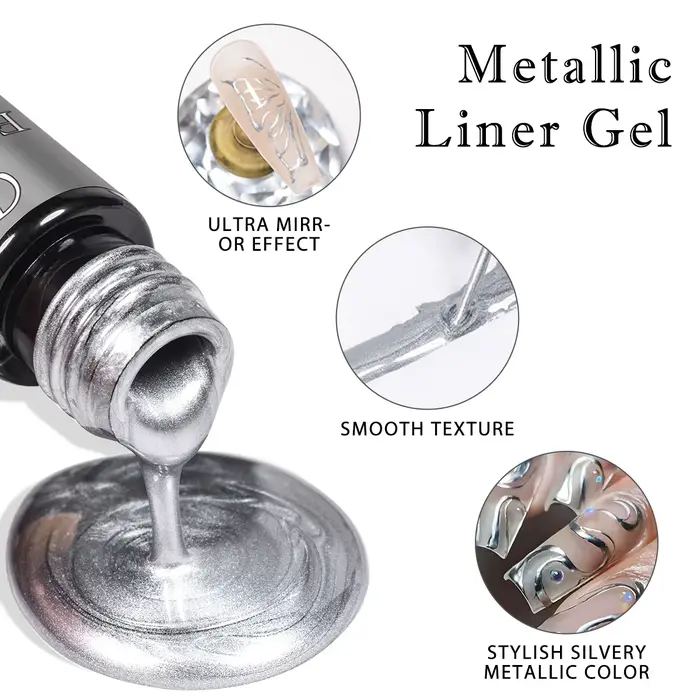 Vernis à ongles en Gel miroir